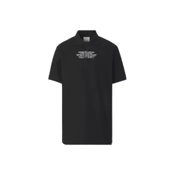 Burberry Polo Shirt Men's Black