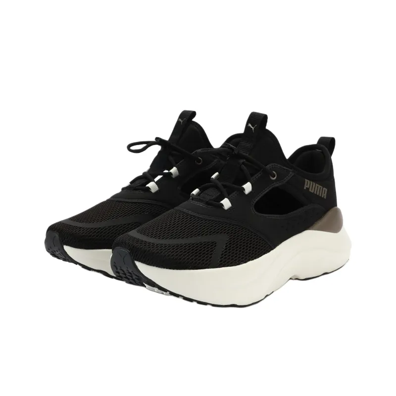 PUMA SOFTRIDE Mayve Slip Resistant, Abrasion Resistant, Breathable Low Top Running Shoes Women's Black-2
