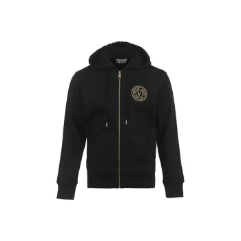 VERSACE JEANS COUTURE Versace Zip Up Drawstring Hoodie