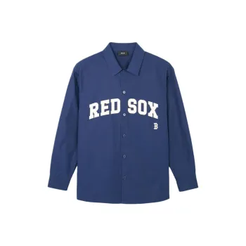 MLB SS24 Boston Red Sox Shirt Unisex Navy Blue