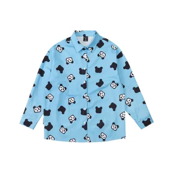 WAYNEXZAVIER Spring And Fall Seasons Shirt Men's Blue
