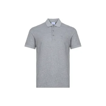Burberry Monogram Motif Cotton Piqué Polo Shirt