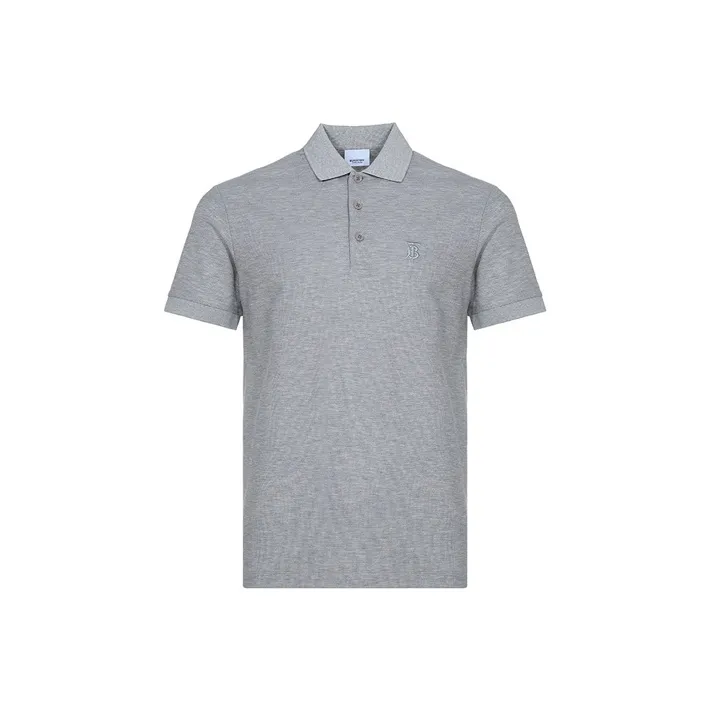 Burberry Monogram Motif Cotton Piqué Polo Shirt-0