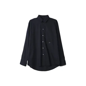 ROARINGWILD Commute Minimalist Style Long Sleeved Shirt Unisex