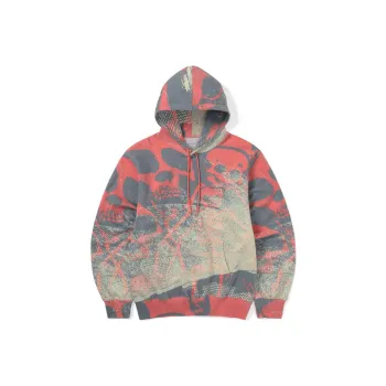 Thisisneverthat SS24 Skeletons Hoodie Sweatshirt Unisex Red