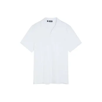 J.Lindeberg Resort Relaxed Polo Shirt Men's White