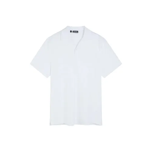 J.Lindeberg Resort Relaxed Polo Shirt Men's White