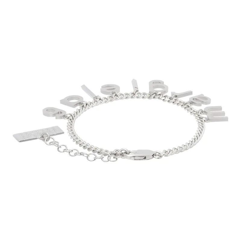 MM6 Maison Margiela Logo Plaque Bracelet-1