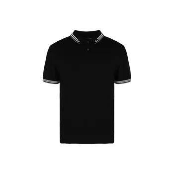 EMPORIO ARMANI Polo Shirts Men Navy Blue