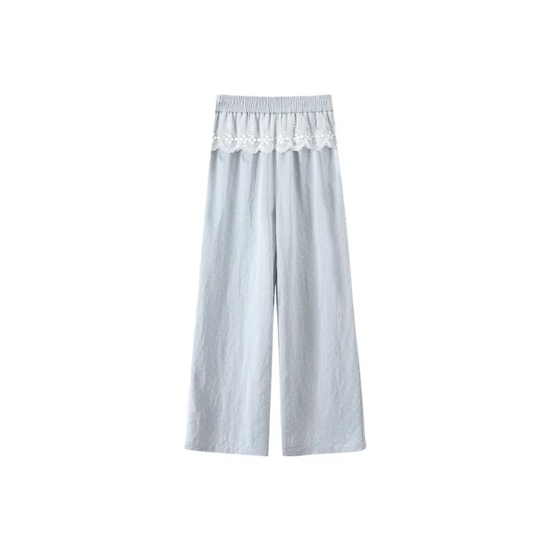 Flowers In Water Casual Pants Women's-1