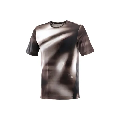SALOMON T Shirts Men Coffee