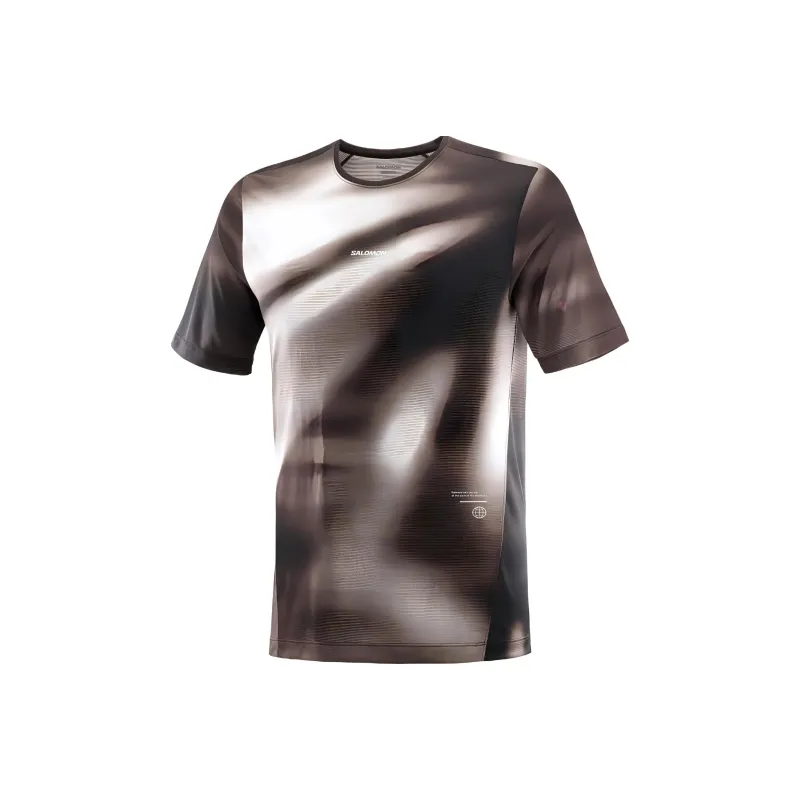 SALOMON T Shirts Men Coffee-0