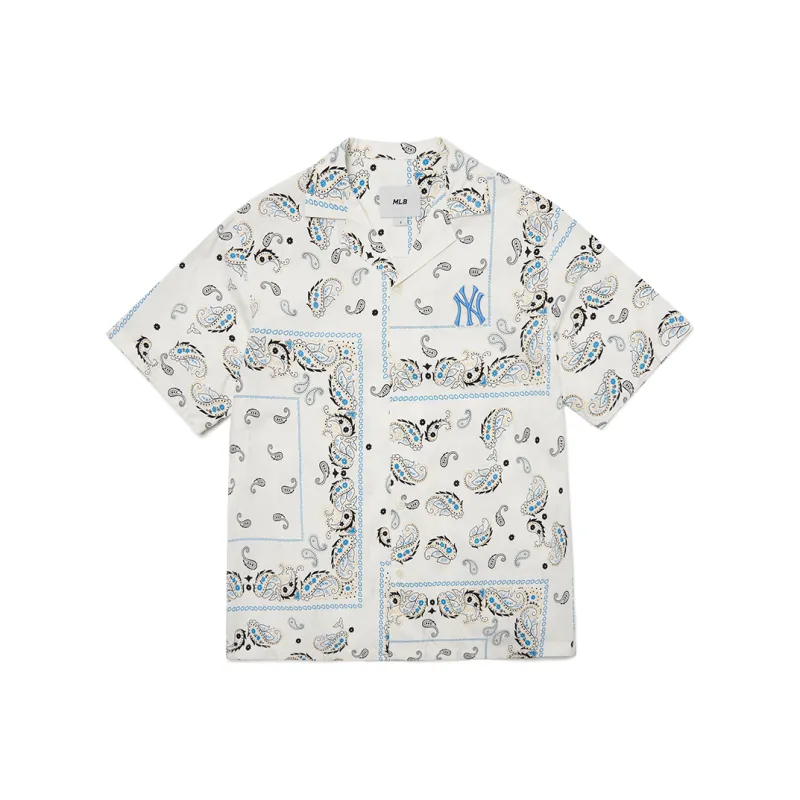 MLB New York Yankees Shirt Unisex Ivory-0