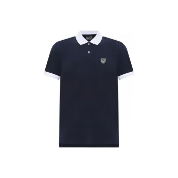 EMPORIO ARMANI Polo Shirts Men Navy Blue