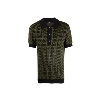 BALMAIN Polo Shirts Men Green