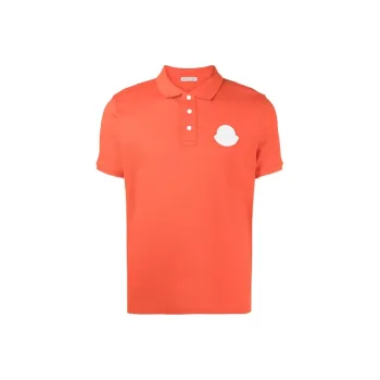 Moncler FW21 Polo Shirts Men Orange
