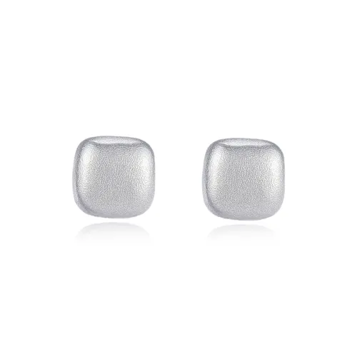 YDE Solid S925 Silver Anti Allergy Ear Piercing Care Earrings Stud Earrings Women's
