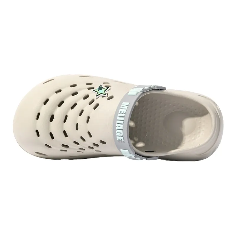 Le Drag Slippers Black/Khaki/Gray-14