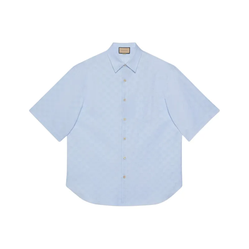 GUCCI SS24 Shirt Men's Light Blue-0