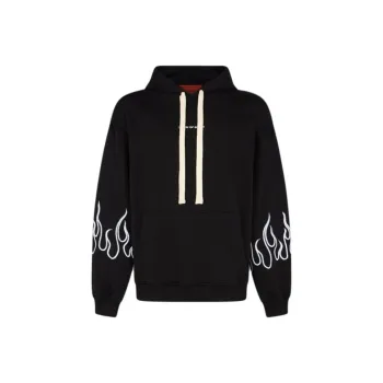 Vision Of Super Flame embroidered Cotton Hoodie