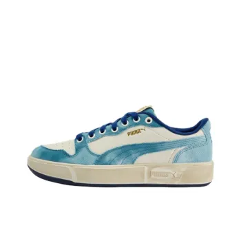 PUMA LX Court Anti Slip Wear Resistant Low Top Skateboard Shoes Unisex Marine Blue