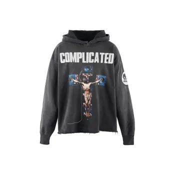 SAINT Mxxxxxx Complicated Cotton Hoodie