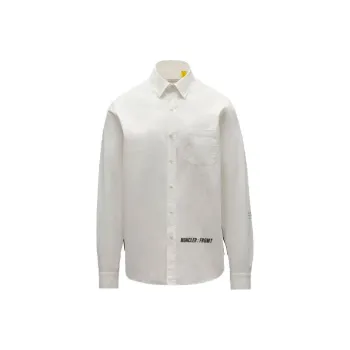 Moncler GENIUS X Fujiwara Hiroshi FRGMT Shirts Men White