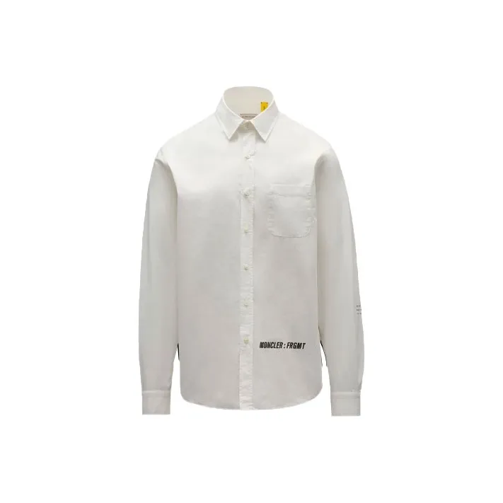 Moncler GENIUS X Fujiwara Hiroshi FRGMT Shirts Men White-0