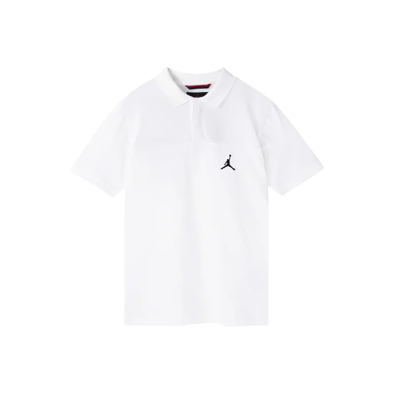 Jordan Jumpman Air Polo Shirt Men's White-0