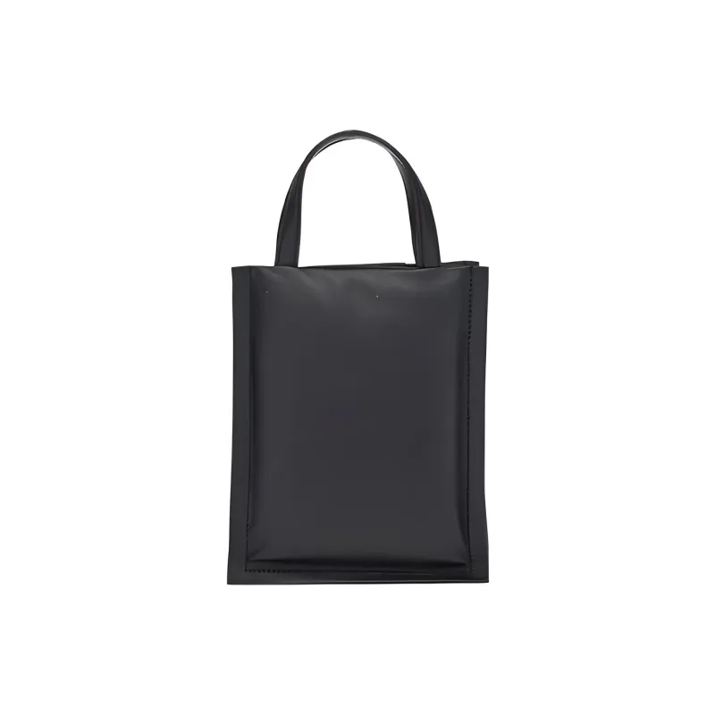 FERRAGAMO Leather Small Square Bag Handbag Women's Black-2