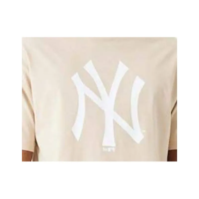 New Era T Shirt Men's Light Yellow-2
