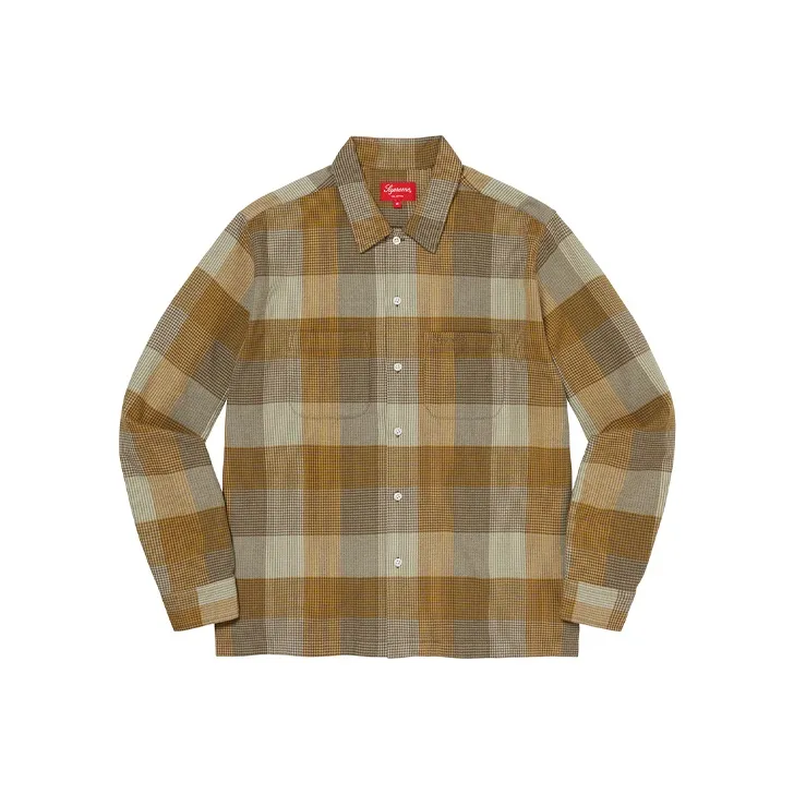 Supreme Plaid Flannel Shirt FW21-1