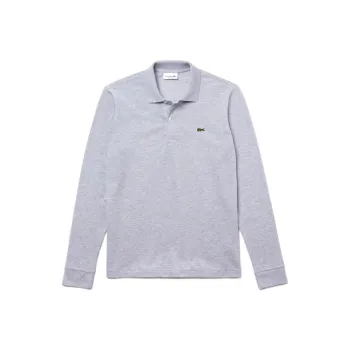 LACOSTE Polo Shirts Men Gray