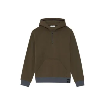 THEORY Designer Co-authored Collection Sweatshirts Men Olive Gold Green