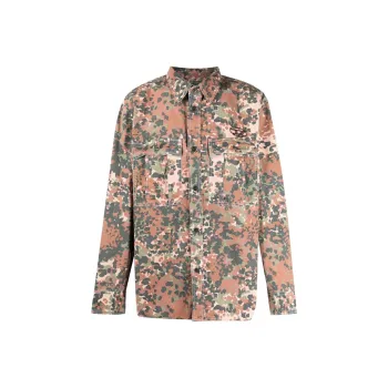 DIESEL Shirts Men Brick Red