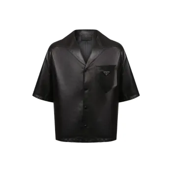 PRADA Nappa leather Bowling Shirt