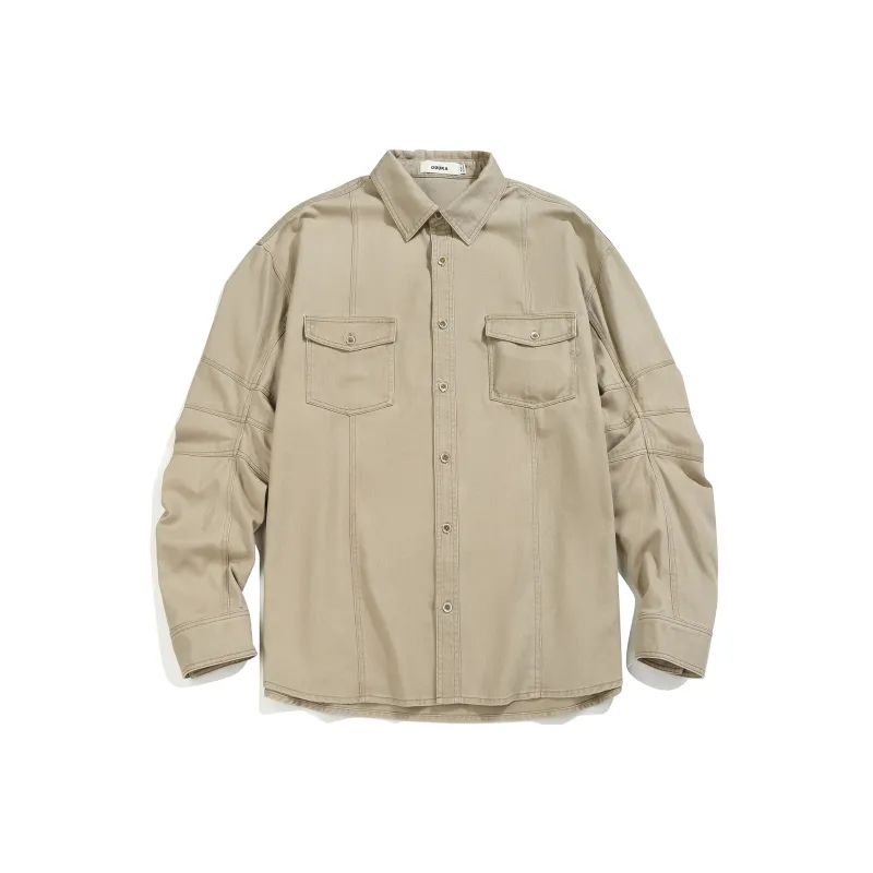 Guuka Shirts Men Khaki-0