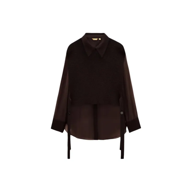 INSUN Knitwear Women's Coffee-1