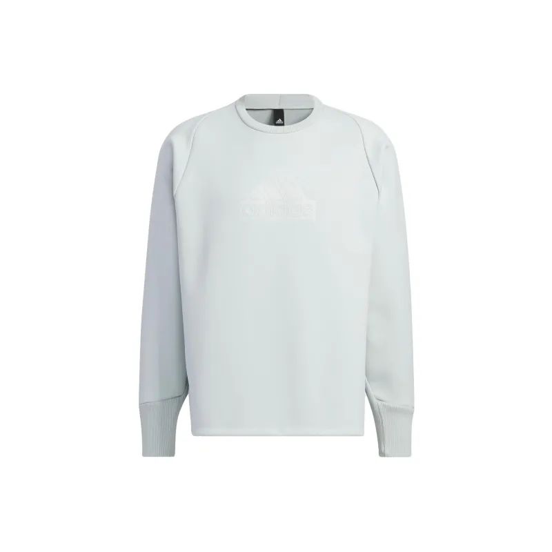 Adidas Sweatshirt Men's Silver Gray-0