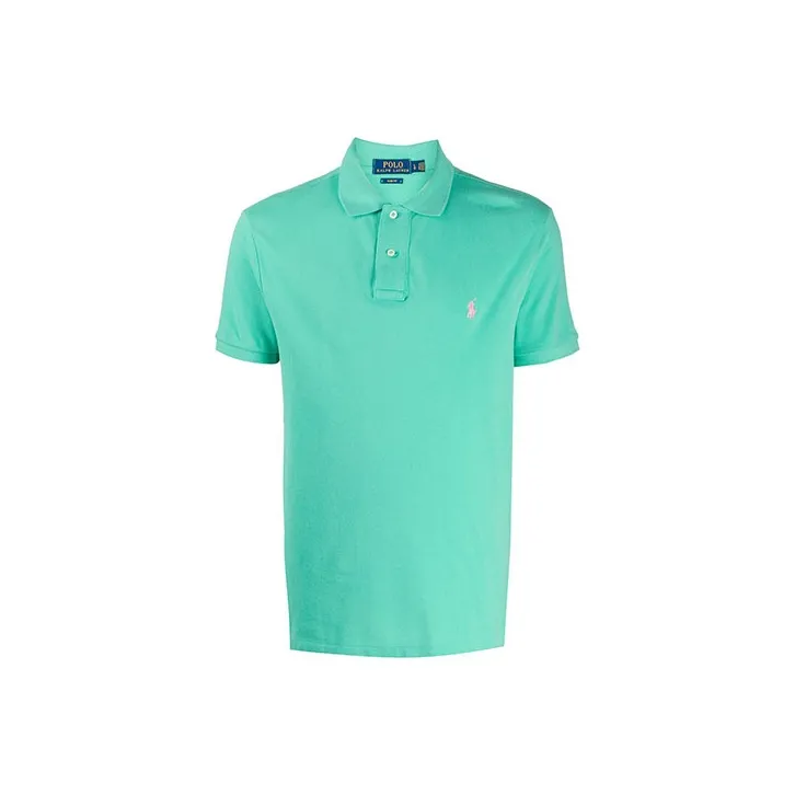 Polo Ralph Lauren Logo Embroidered Short Sleeved Polo Shirt-0
