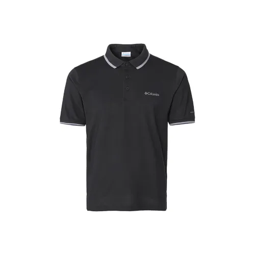 Columbia Polo Shirts Men Black
