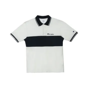 Champion Polo Shirt Unisex White