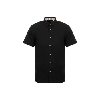 Burberry Polo Shirt Men's Black