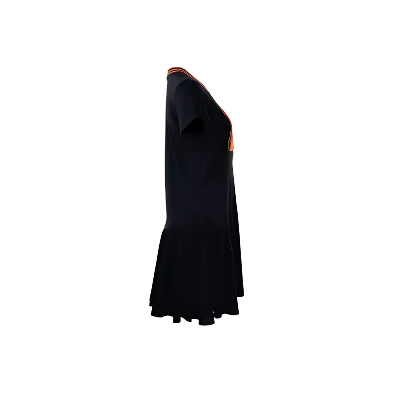 MOSCHINO Short Sleeved Dresses Women's Black-3