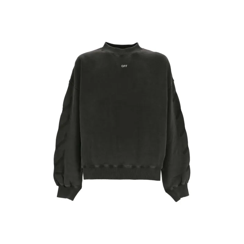 OFF WHITE Logo Printed Crewneck Sweatshirt-0