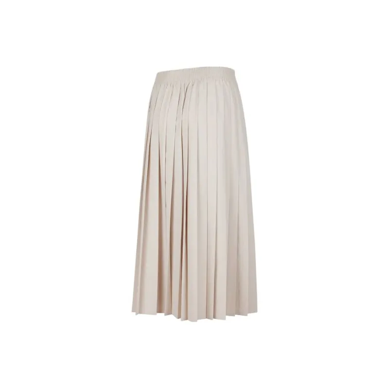 Nike SS25 Casual Long Skirt Women's Light Khaki-1