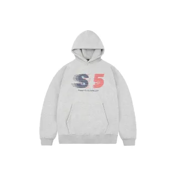 S45 Sweatshirt Fall And Winter Unisex Black Gray Two-Tone