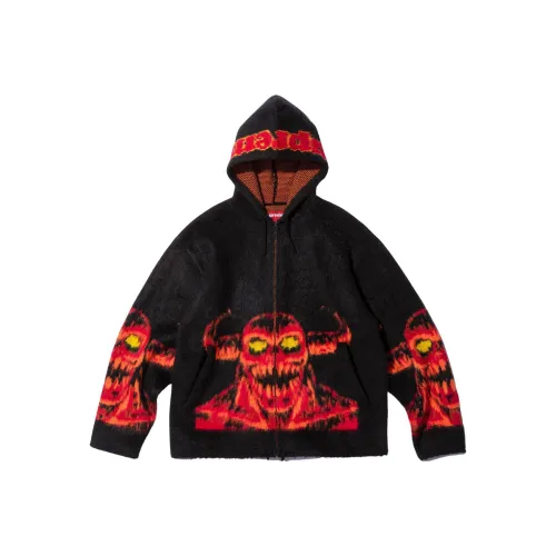 Supreme Toy Machine Zip Up Hooded Sweater