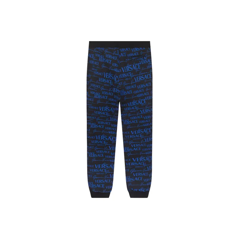 VERSACE Knitted Sweatpants Men's Multicolor-1