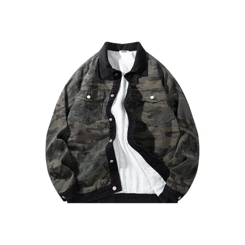 Ice flying Denim Jackets Unisex